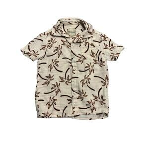 Stitch & Stone Boys Linen Button-Up Vacation Summer